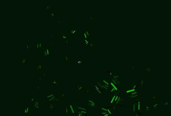 Light Green Vector Template Repeated Sticks Lines Blurred Abstract Background — ストックベクタ