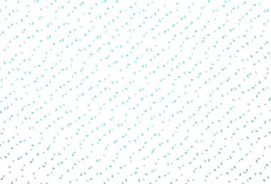 Açık Mavi, müzik sembollü yeşil vektör arkaplan. Renkli melodi sembolleri olan soyut çizimler. Festival broşürleri için desen.