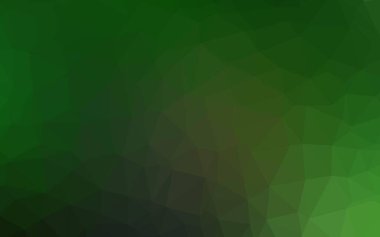 Koyu yeşil vektör soyut mozaik desen.