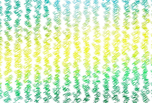 Светло Зеленая Желтая Векторная Компоновка Плоскими Линиями Декоративная Сияющая Иллюстрация — стоковый вектор