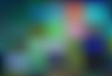 Koyu mavi, yeşil vektör bulanık parlak soyut arkaplan. Gıcır gıcır, renkli bir tasvir. Yaratıcı tasarımlarınız için örnek.