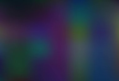 Koyu mavi vektör bokeh şablonu. Zarif bir tasarıma sahip soyut bir çizim. Marka kitabı için şık bir kapak..