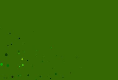 Açık yeşil, baloncuklu sarı vektör arkaplan. Bulanık dekoratif tasarım baloncuklu soyut tarzda. Suyun deseni, yağmur damlaları.