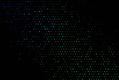 Koyu mavi, kart işaretli yeşil vektör arkaplan. Oyun kartlarının izole sembollerine sahip soyut çizimler. Kitapçıklar, kumarhanelerin broşürleri..