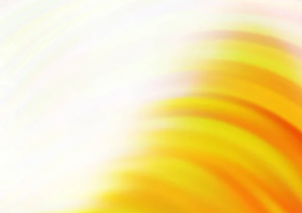ライトイエロー オレンジベクトルパターンとライン 楕円形 — ストックベクタ
