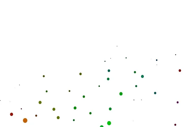 Modèle Multicolore Clair Vecteur Arc Ciel Avec Des Cercles Illustration — Image vectorielle