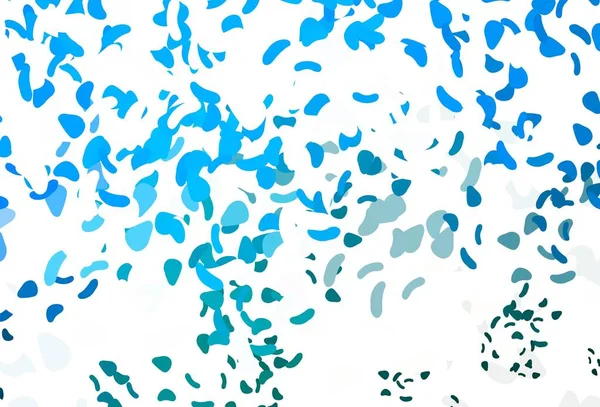 Texture Vectorielle Bleu Clair Avec Des Formes Aléatoires Illustration Colorée — Image vectorielle