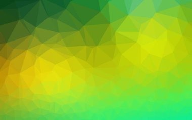 Açık Yeşil, Sarı vektör soyut mozaik arkaplan.
