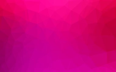 Açık Mor, Pembe vektör parlayan üçgen desen.