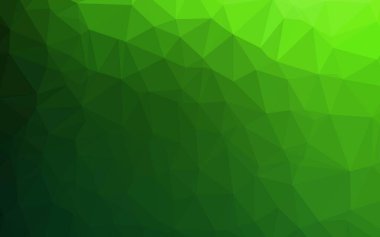 Açık Yeşil Vektör Çokgen arkaplanı.
