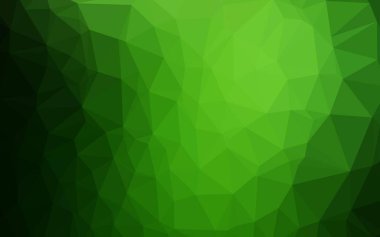 Koyu yeşil vektör çokgen şablonu.