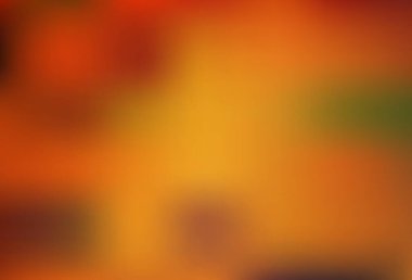 Açık Turuncu vektör soyut şablonu. Bulanık ve gradyan renkte renkli çizimler. İşiniz için basit tasarım.