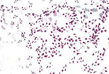 Karmaşık şekilli açık pembe vektör deseni. Rastgele şekillerle soyut tarzda dekoratif tasarım. İşiniz için en iyi akıllı tasarım.