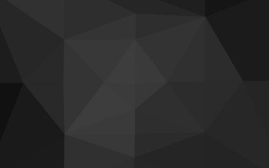 Koyu Gümüş, gri vektör çokgen şablonu.