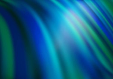 Koyu mavi, lamba şekilli yeşil vektör deseni.