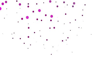 Çember şekilli açık pembe vektör düzeni. Doğa tarzında renkli baloncuklu soyut illüstrasyon. Reklamlar, broşürler için desen.