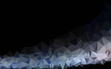 Işık Mavisi vektörü üçgen desen parlıyor.