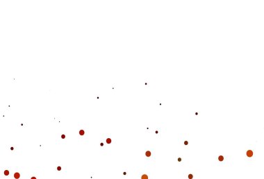 Açık Turuncu vektör arkaplan ve noktalar. Doğa tarzında renkli baloncuklu soyut illüstrasyon. Marka kitabın için tamamen yeni bir şablon.