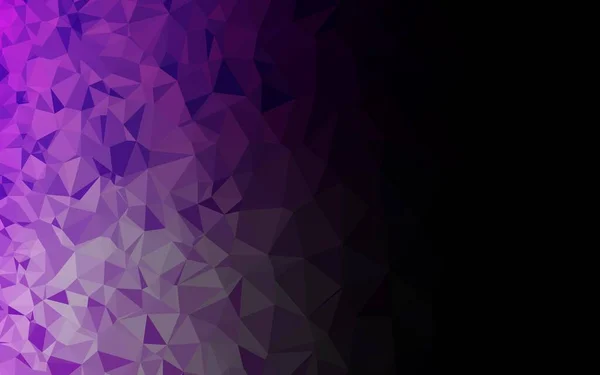 Light Purple Vektor Abstrakte Polygonale Anordnung — Stockvektor