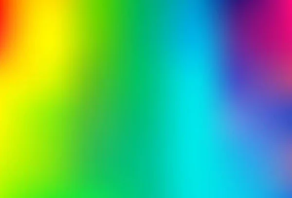 Licht Multicolor Rainbow Vector Abstracte Wazig Achtergrond Een Geheel Nieuwe — Stockvector