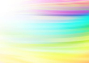 Açık Çokrenkli, sıvı şekilli Gökkuşağı vektör şablonu.