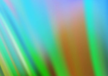 Açık Mavi, eğri çizgileri olan yeşil vektör şablonu.