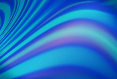 Sıvı şekilli hafif Mavili vektör arkaplanı. Eğilimli zarif, parlak bir çizim. İşiniz için yepyeni bir mermer tasarımı..