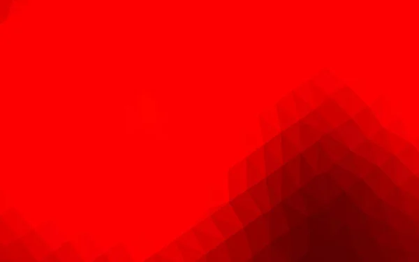 Világos Piros Vektor Ragyog Háromszög Alakú Sablon — Stock Vector