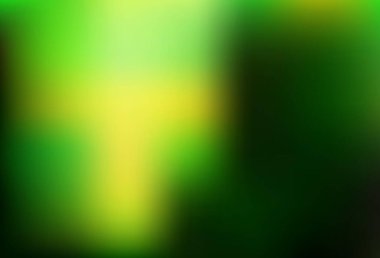 Koyu yeşil vektör bokeh şablonu. Yaratıcı illüstrasyon, yarım tonlu ve eğimli. Yaratıcı tasarımlarınız için örnek.