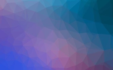 Koyu Mavi, Kırmızı vektör soyut çokgen düzeni.