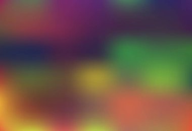 Koyu Çokrenkli, Gökkuşağı vektörü soyut bulanık şablon. Bulanık ve gradyan renkte renkli çizimler. Web siteniz için tasarım.