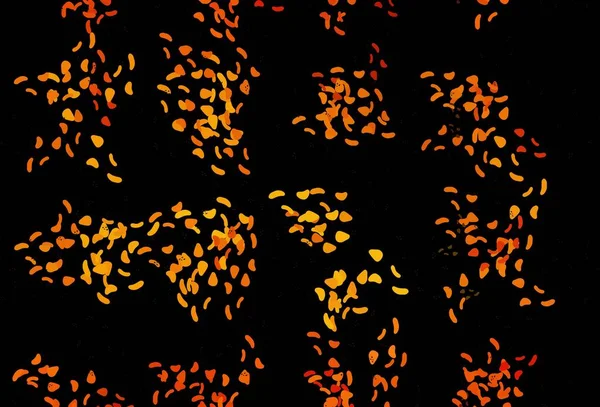 Donker Oranje Vectorachtergrond Met Abstracte Vormen Eenvoudige Kleurrijke Illustratie Met — Stockvector