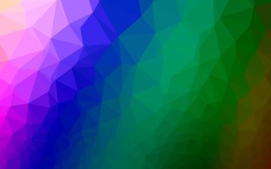 Koyu Çokrenkli, Gökkuşağı vektör üçgeni mozaik dokusu.