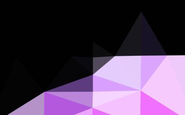 Açık Pembe, Mavi vektör soyut çokgen dokusu.