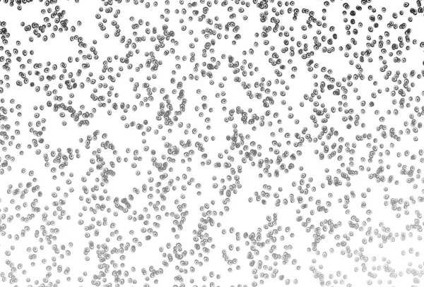 Light Silver Šedý Vektorový Vzorec Kuličkami Abstraktní Ilustrace Barevnými Bublinami — Stockový vektor