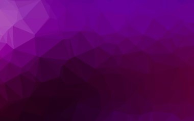 Koyu Mor vektör çokgen yerleşimi.