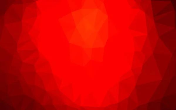 Light Red Vektor Elvont Mozaik Háttér — Stock Vector