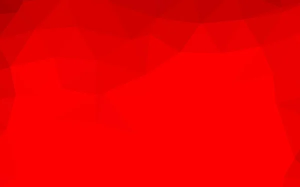 Luz Rojo Vector Brillante Plantilla Triangular — Vector de stock