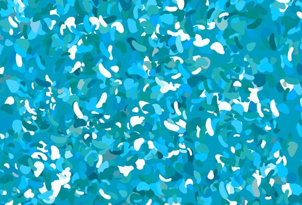 浅蓝色矢量模板与孟菲斯形状 用抽象风格的彩色渐变形状进行说明 为您的业务设计最好的智能设计 — 图库矢量图片