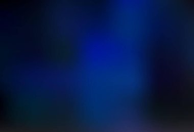 Koyu mavi vektör soyut bulanık desen. Bokeh tarzında tamamen yeni bir renk çizimi. Yaratıcı tasarımlarınız için örnek.