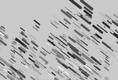 Açık Gümüş, gri arka plan ve uzun çizgiler. Renkli çubuklarla gösterişli soyut çizimler. Reklamlar, posterler, afişler için desen.