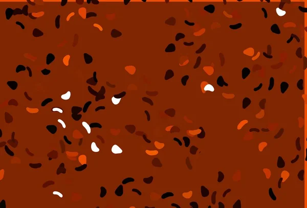 Φως Πορτοκαλί Διάνυσμα Φόντο Αφηρημένα Σχήματα Διακοσμητικό Σχέδιο Αφηρημένο Στυλ — Διανυσματικό Αρχείο