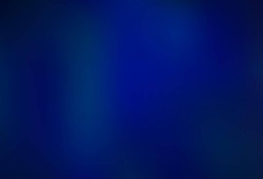 Koyu mavi vektör parlak şablonu bulanıklaştırdı. Gradyanı olan belirsiz bir soyut çizim. Tasarımınız için yepyeni bir şablon.