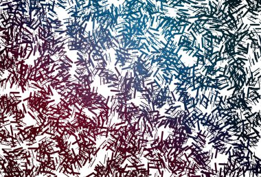 Renkli çizgileri olan koyu mor vektör dokusu. Bulanık dekoratif tasarım basit bir şekilde çizgilerle. İş broşürleri, broşürler için desen.