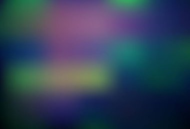 Koyu mavi, yeşil vektör bulanık parlak soyut arkaplan. Eğilimli zarif, parlak bir çizim. Tasarımınız için yepyeni bir şablon.