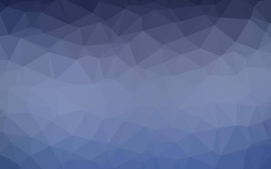 Açık BLUE vektör çokgen şablonu.