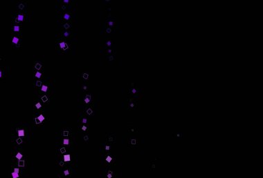 Kristalli, dikdörtgenli koyu mor vektör deseni. Soyut stil ve dikdörtgenlerle dekoratif tasarım. Reklamınız, posteriniz, afişiniz için en iyi tasarım.