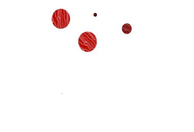 Açık turuncu arkaplan ve noktalar. Parlak renkli soyut çemberlerin olduğu bir resim. Marka kitabın için tamamen yeni bir şablon.