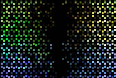 Dark Multicolor, Rainbow vektör arkaplan çizgileri, dikdörtgenler. Dikdörtgenli soyut gradyan çizimi. Web siteleri, iniş sayfaları için desen.