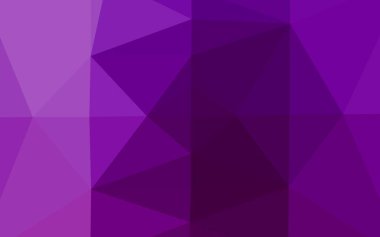 Koyu Mor vektör soyut çokgen kapağı.